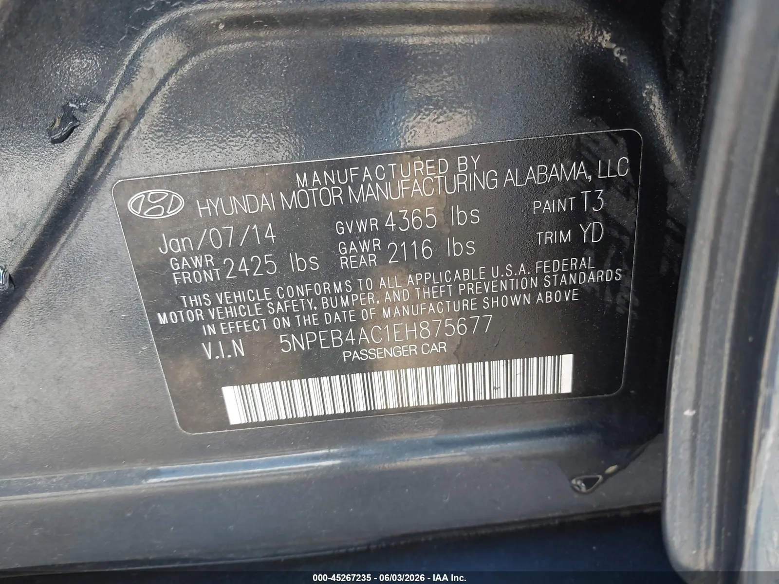 2014 Hyundai Sonata GLS