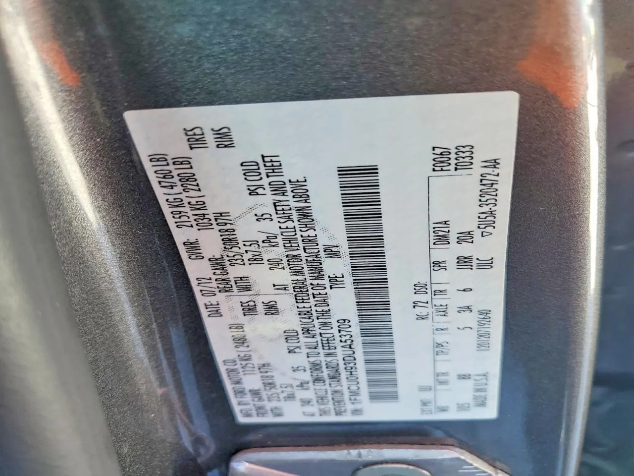 2013 Ford Escape SEL