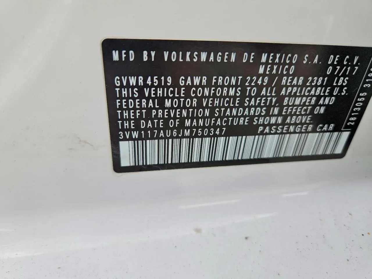 2018 Volkswagen Golf SportWagen S