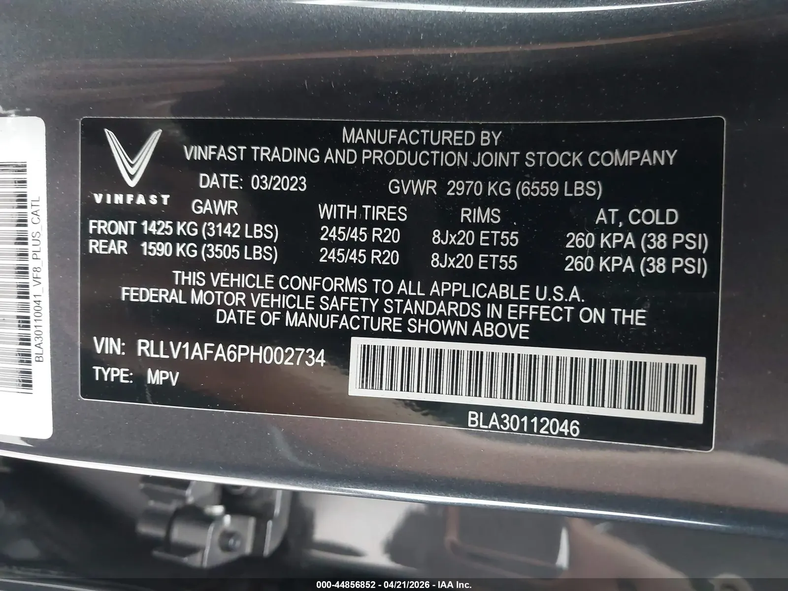 2023 VinFast VF 8 Plus