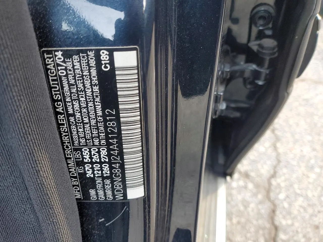 2004 Mercedes-Benz S-Class 5.0L