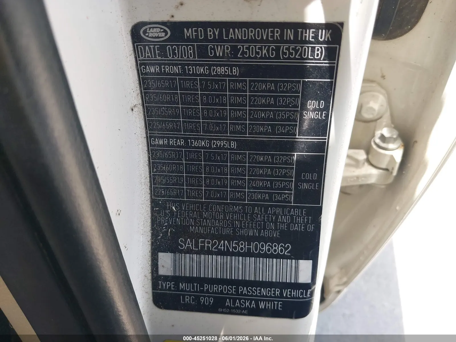 2008 Land Rover LR2 HSE