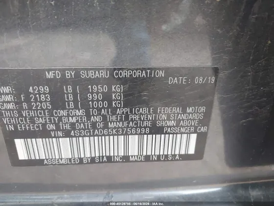 2019 Subaru Impreza Premium
