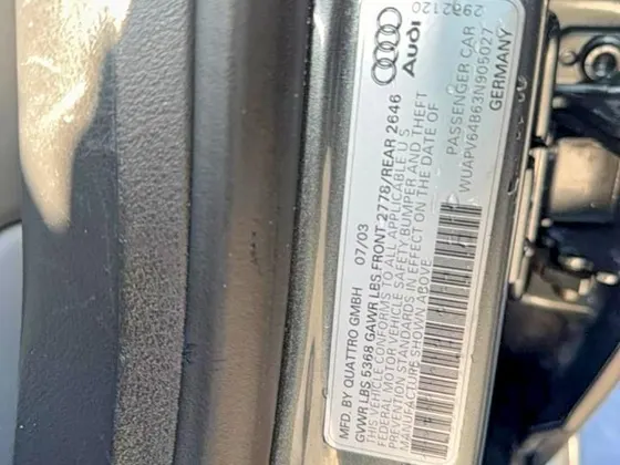 2003 Audi RS 6 RS6
