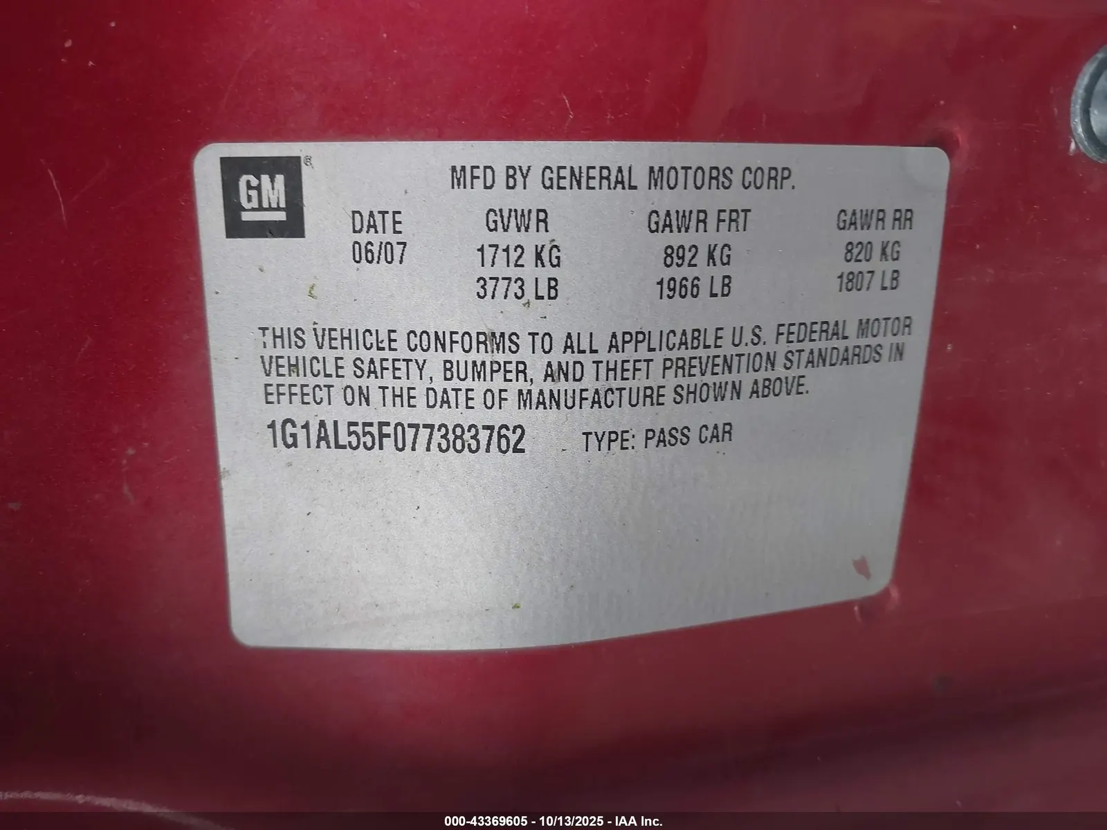 2007 Chevrolet Cobalt LT