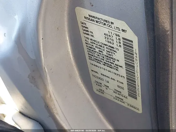 1997 Nissan Altima XE