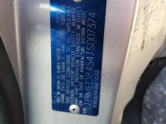 1988 Honda CRX DX