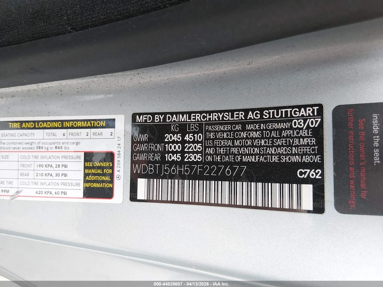 2007 Mercedes-Benz CLK-Class 3.5L