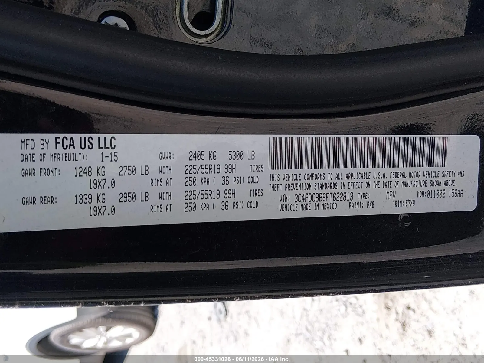 2015 Dodge Journey SXT