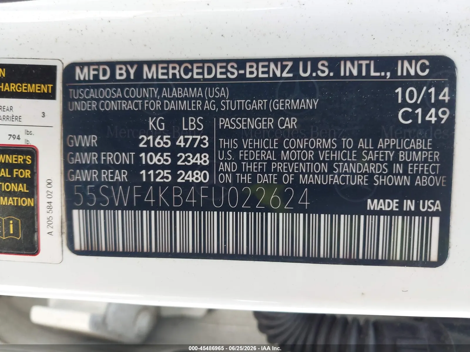 2015 Mercedes-Benz C-Class C 300