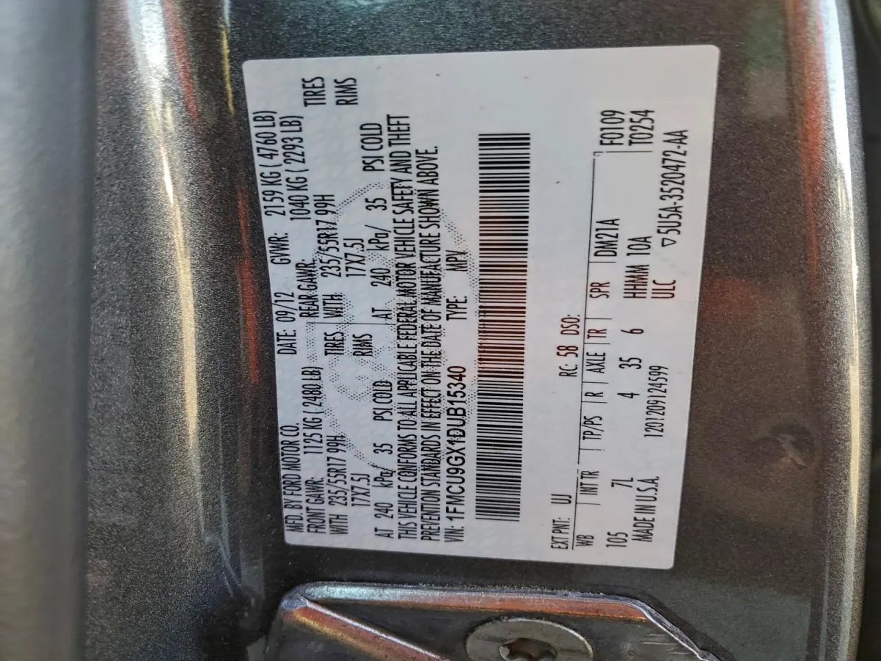 2013 Ford Escape SE