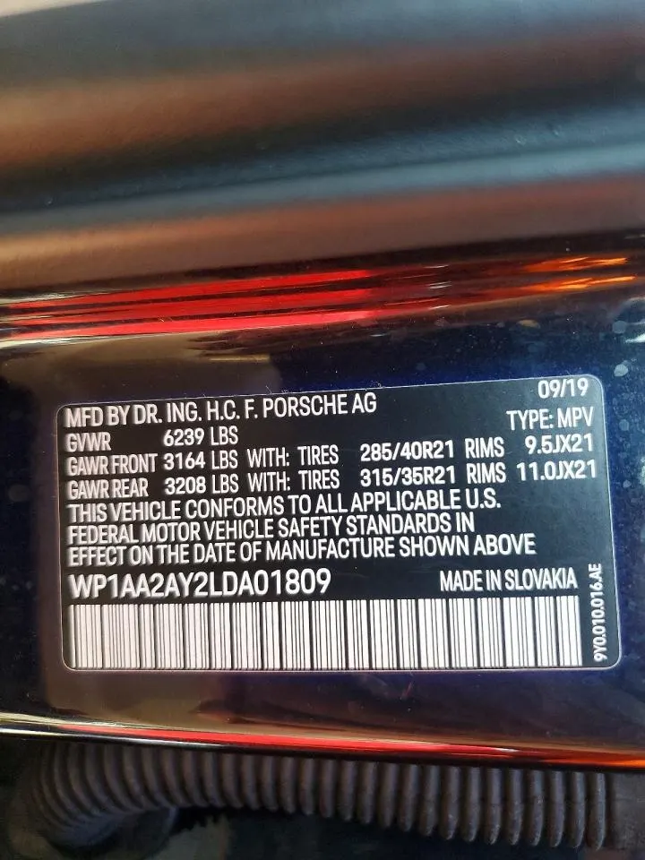 2020 Porsche Cayenne
