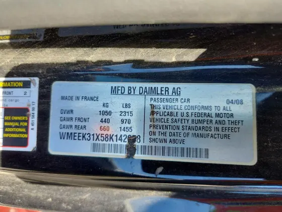 2008 smart fortwo Passion