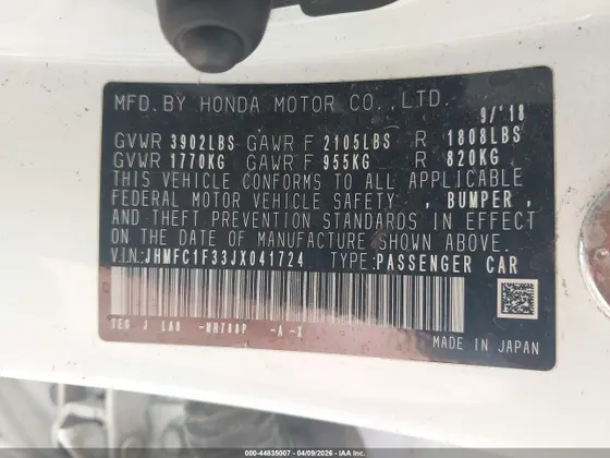 2018 Honda Civic Sedan EX-T