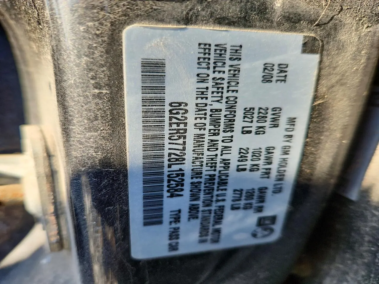 2008 Pontiac G8