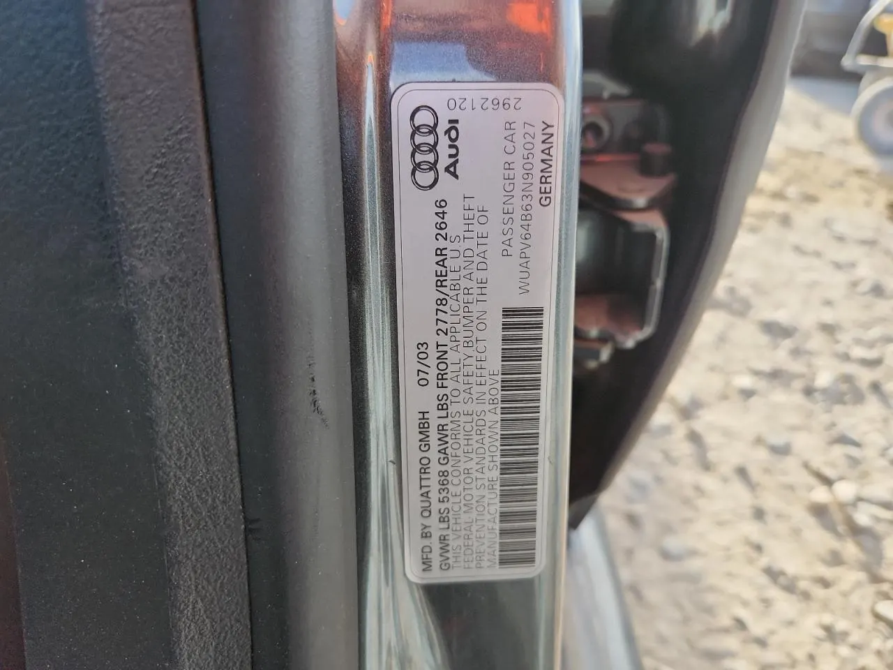 2003 Audi RS 6 RS6