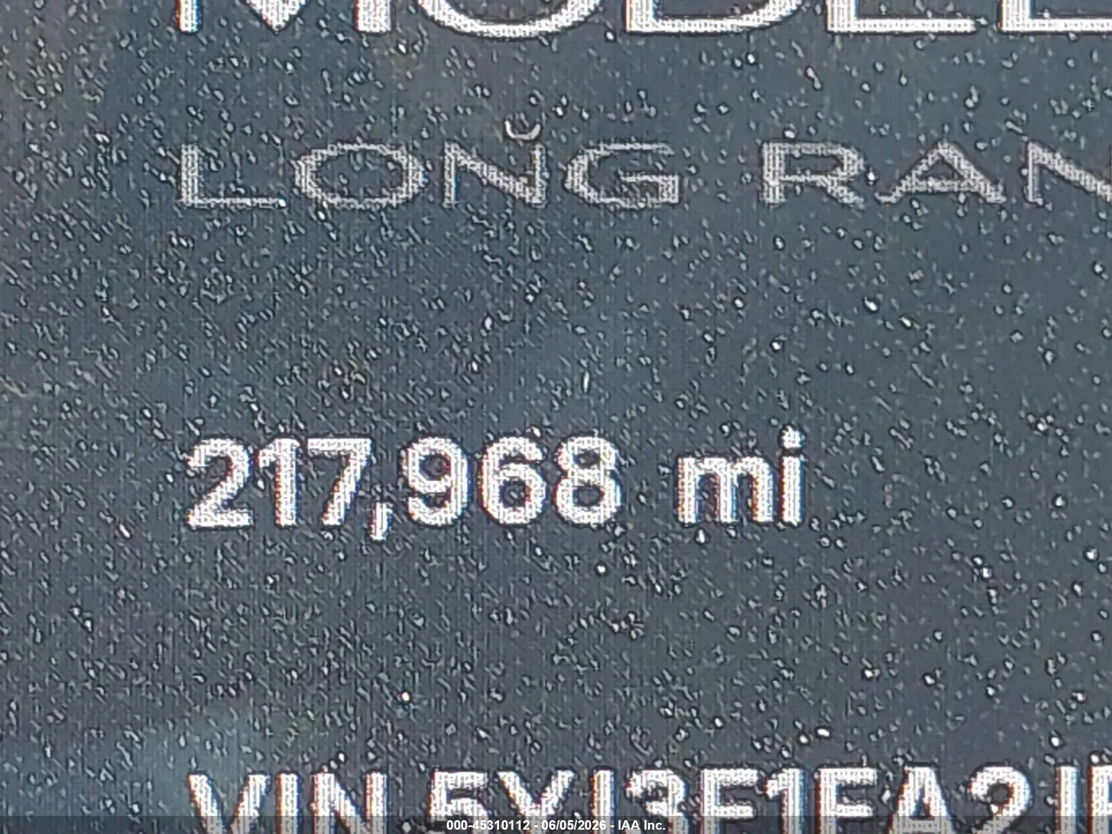 2018 Tesla Model 3 Long Range Battery