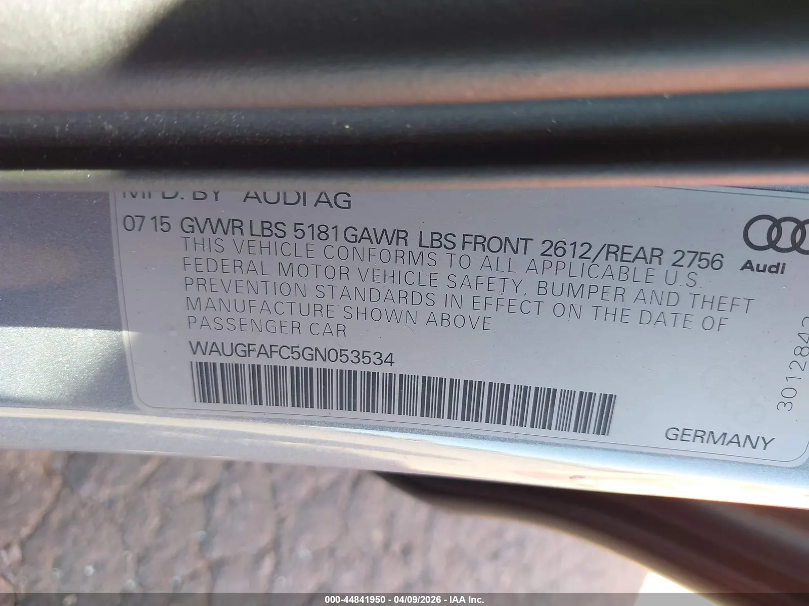 2016 Audi A6 2.0T Premium Plus