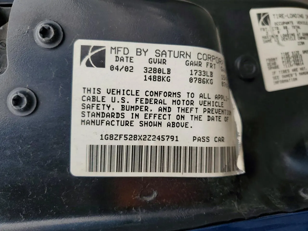 2002 Saturn SL