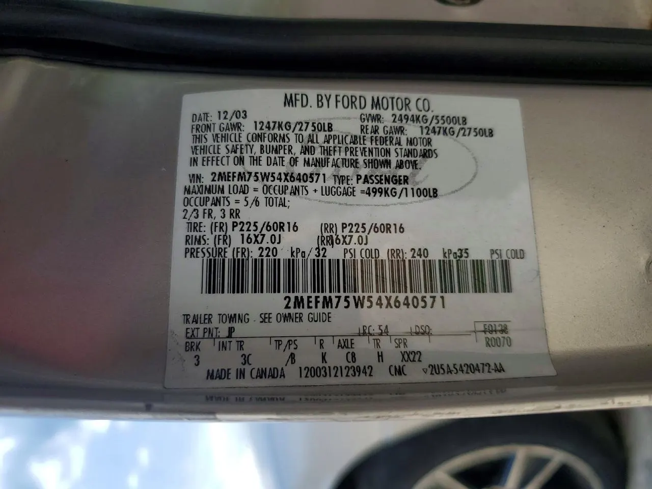 2004 Mercury Grand Marquis LS Premium