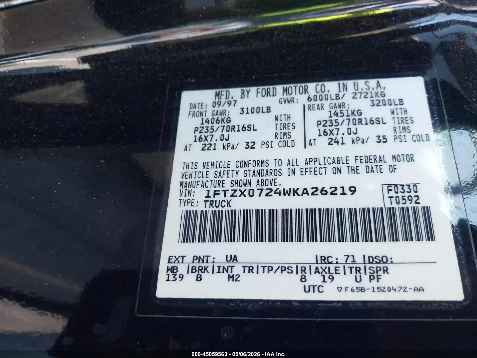 1998 Ford F-150 XL