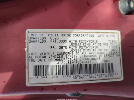 1993 Toyota Land Cruiser DJ81