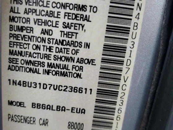 1997 Nissan Altima XE