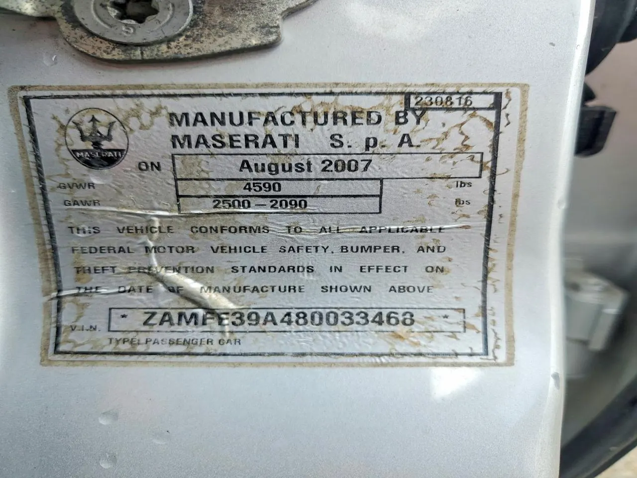 2008 Maserati Quattroporte