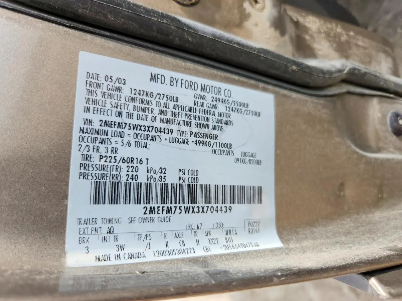 2003 Mercury Grand Marquis LS Premium