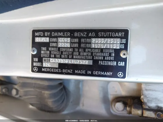 1985 Mercedes-Benz 500 Series 500SEL