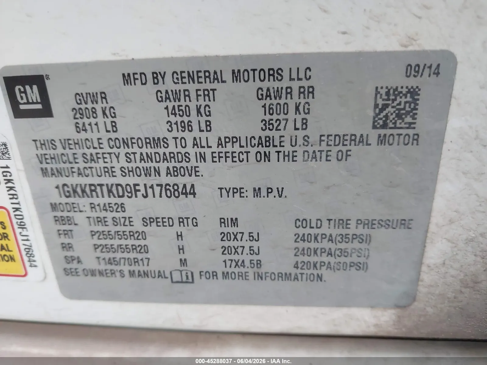 2015 GMC Acadia Denali