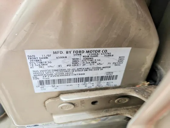 2008 Ford Super Duty F-450 DRW XL