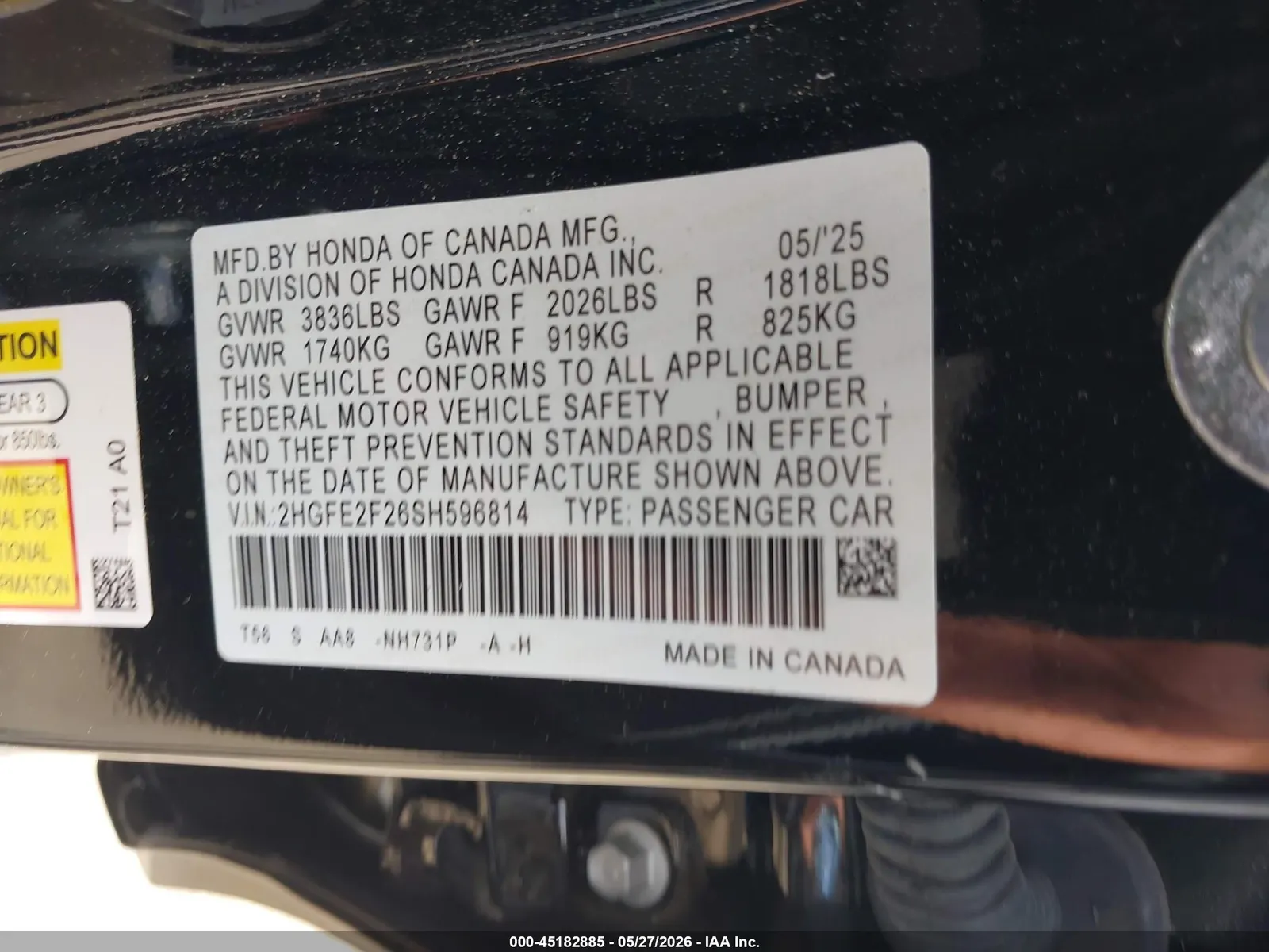 2025 Honda Civic Sedan LX