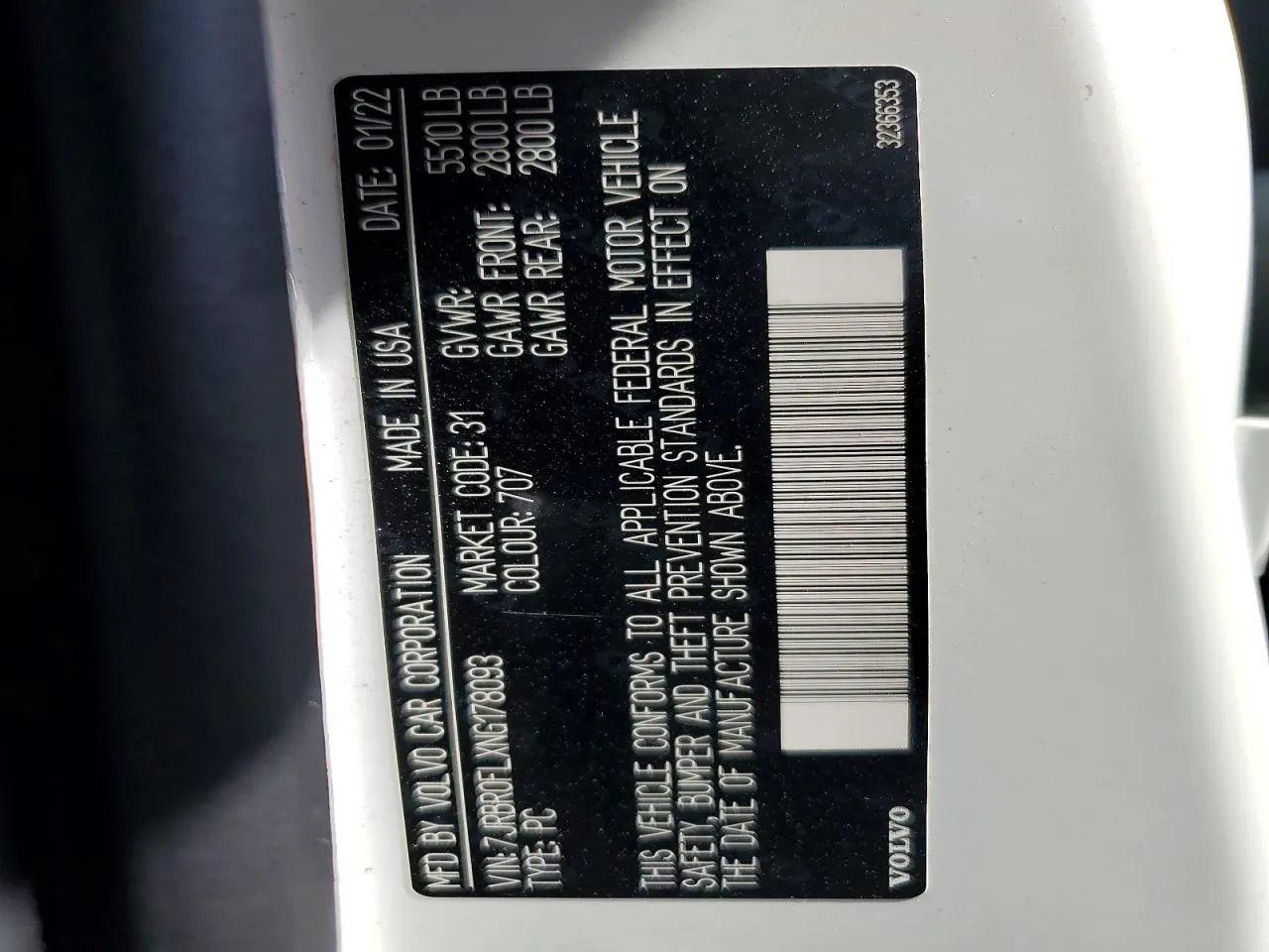 2022 Volvo S60 Recharge Plug-In Hybrid Inscription