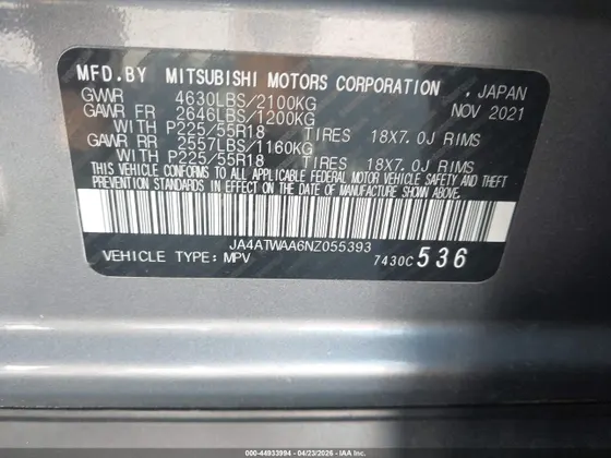 2022 Mitsubishi Eclipse Cross SE