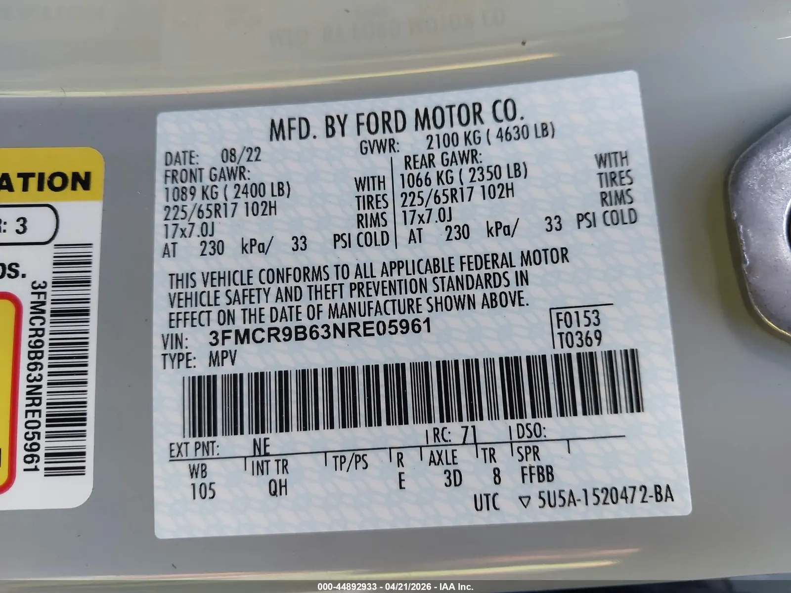 2022 Ford Bronco Sport Big Bend