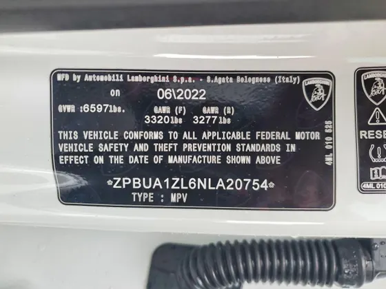 2022 Lamborghini Urus