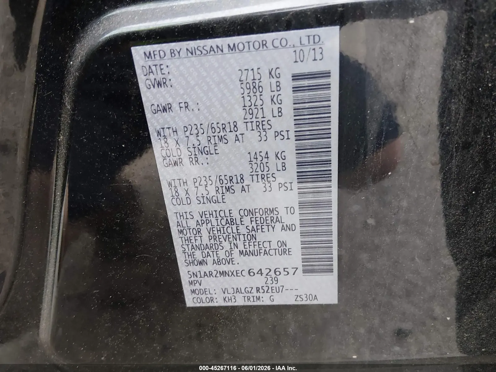 2014 Nissan Pathfinder Platinum