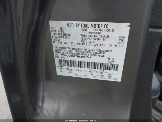 2011 Ford Escape XLT