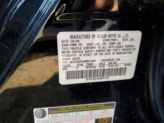 2010 INFINITI M35