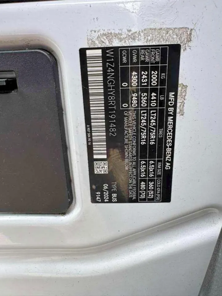2024 Mercedes-Benz Sprinter Passenger Van SPRINTER