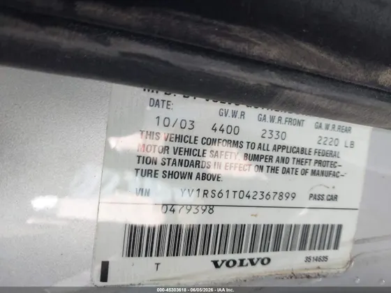 2004 Volvo S60 2.4