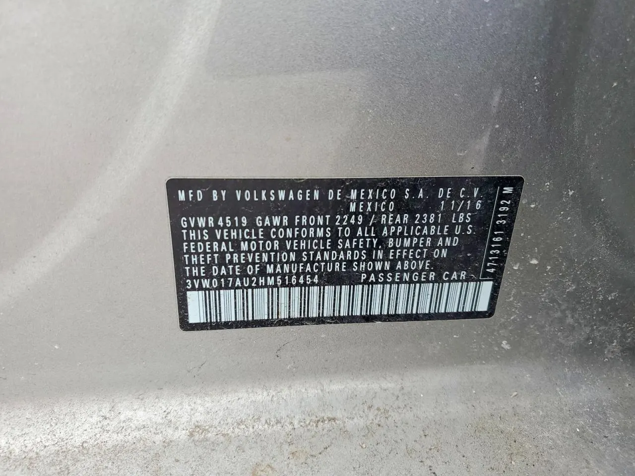 2017 Volkswagen Golf SportWagen S