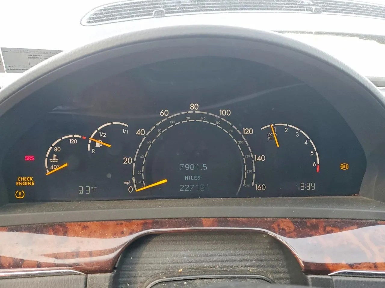 2004 Mercedes-Benz S-Class 5.0L