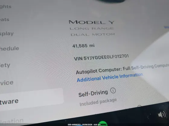 2020 Tesla Model Y Long Range