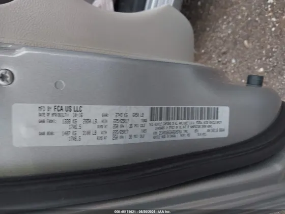 2017 Dodge Grand Caravan SE