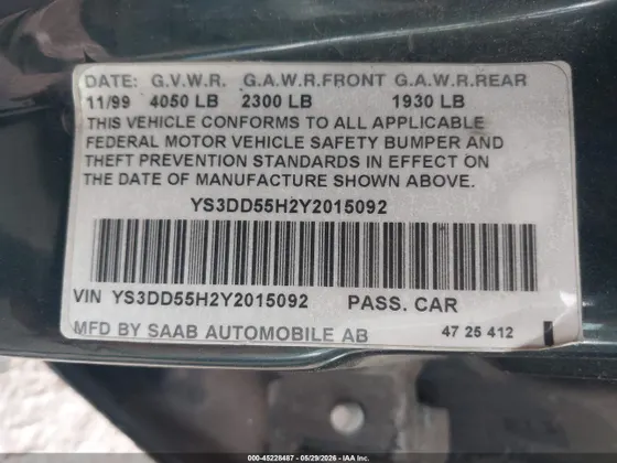 2000 Saab 9-3