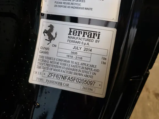 2015 Ferrari 458 Italia