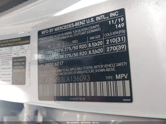 2020 Mercedes-Benz GLE GLE 350