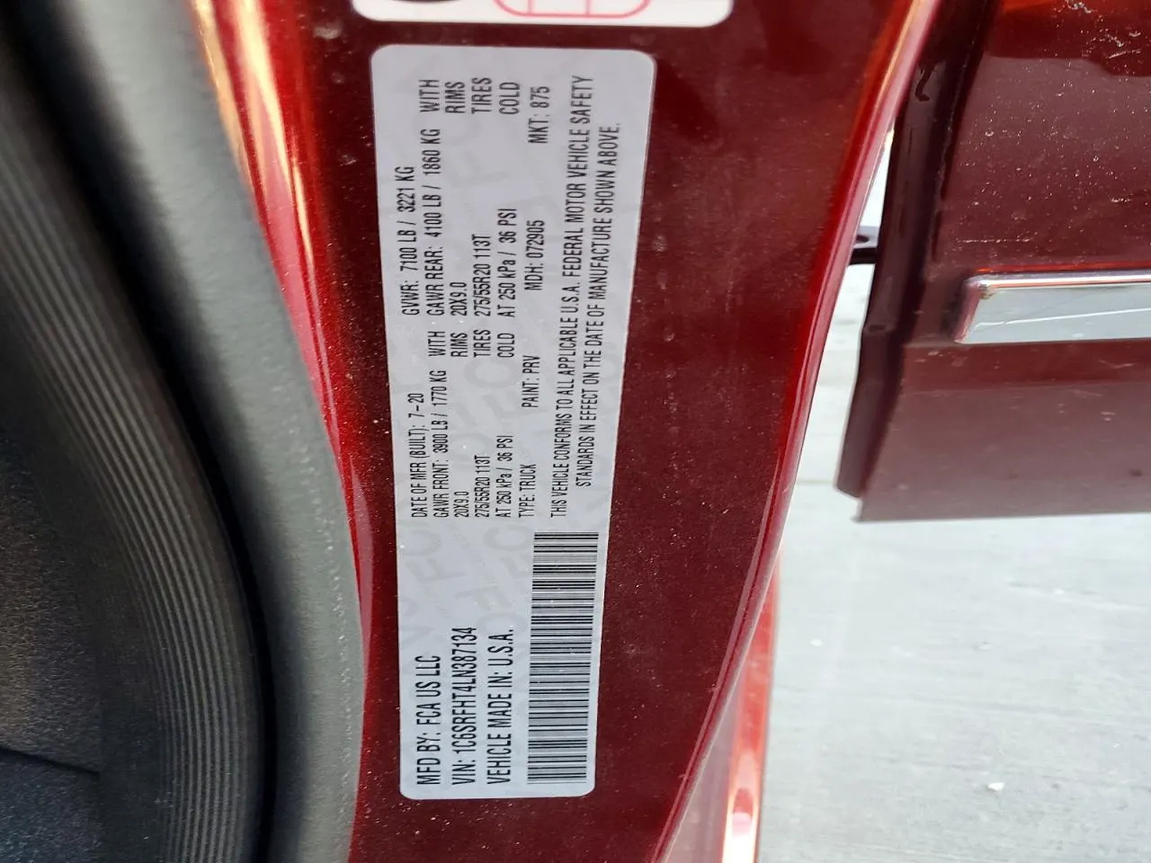2020 Ram 1500 Limited
